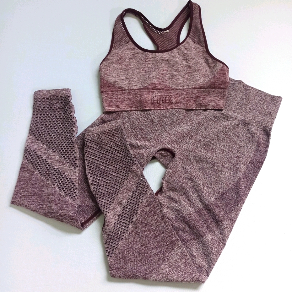 Victoria's Secret PINK leggings and sports bra